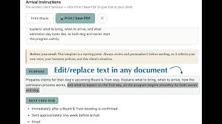 Dog Trainer Document System! Everything you need to train dogs in one place. screenshot 3