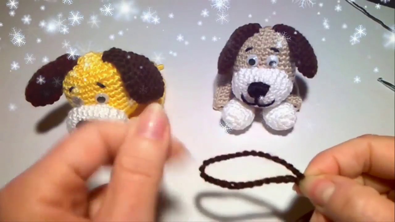 Hướng dẫn cách móc khóa bằng len hình chú cún sáng tạo - Van's handicraft