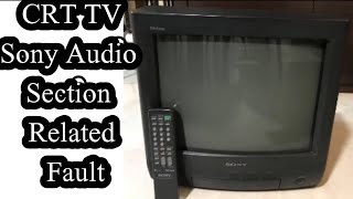 CRT TV sound problem solved Urdu Hindi Ameer tv9