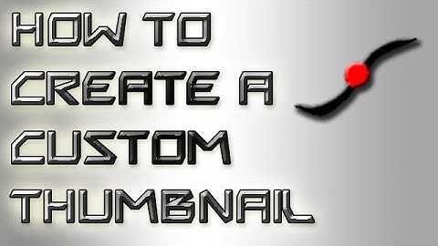 how to make custom thumbnail for youtube in photoshop CS6