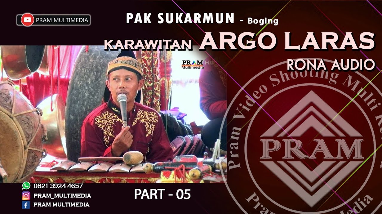 Karawitan ARGO LARAS Pak  Sukarmun Boging  PART 05  ||  Khitanan 