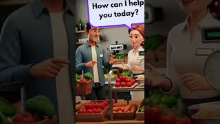 vegetable English conversation in easy