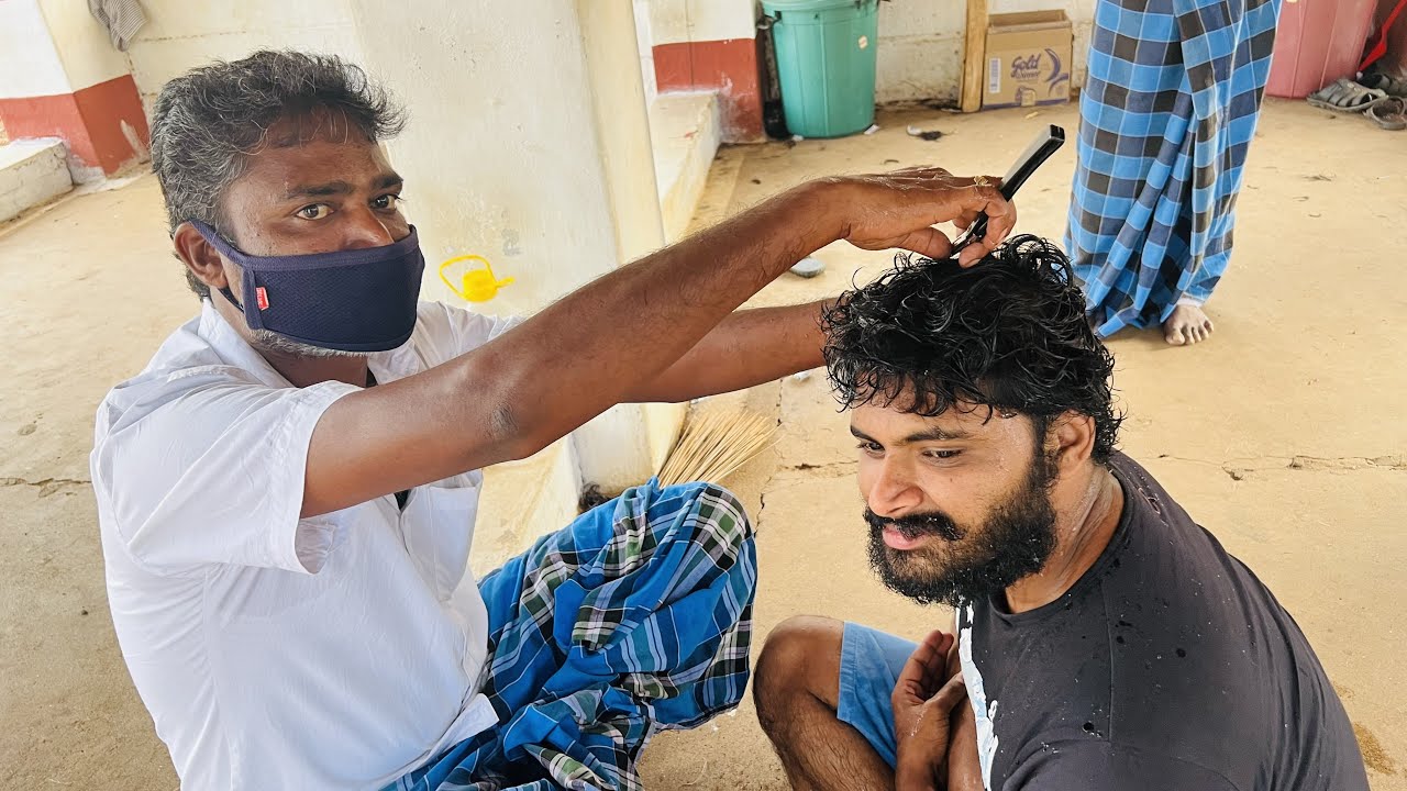 Full Head Shave and Beard Shave Video as per Subscribers Request | Chennimalai Murugan Temple Mottai