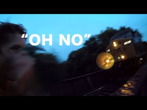 Kid Jumps Off Bridge To Escape Train - YouTube