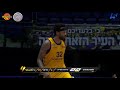 Michael Young Points in Hapoel Unet Credit Holon vs  Hapoel Nahariya