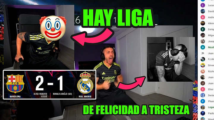 HAY LIGA🤡 | DjMaRiiO REACCIONA AL BARCELONA 2-1 REAL MADRID 😂