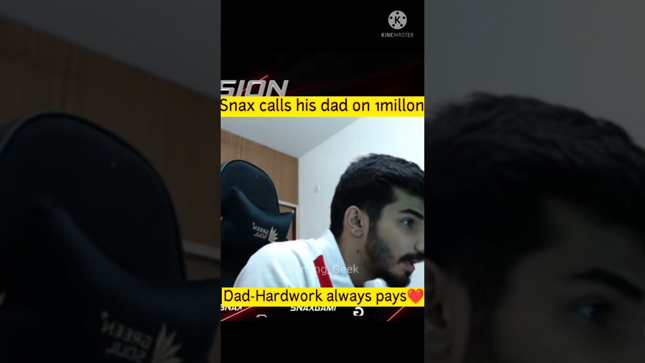 Snax's Dad reaction on 1M | mera heera bacha❤️ | 