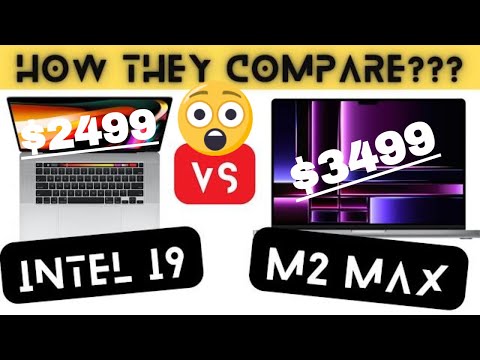 Macbook Pro 2019 intel i9 vs M2 MAX // Side by Side COMPARISON. Intel vs Silicon Chip BATTLE.