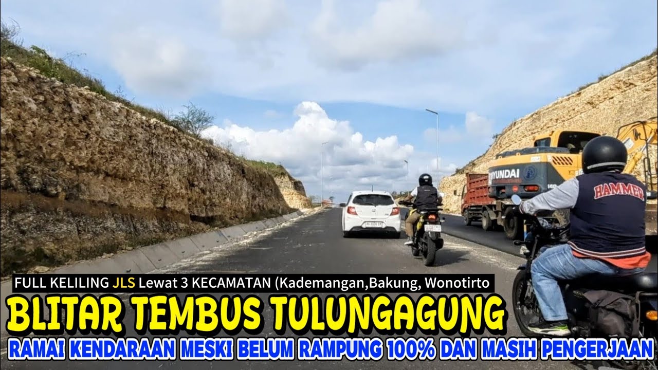 Tembus 100% JLS BLITAR arah TULUNGAGUNG Dari Pantai Pasur Ke Tambakrejo FULL Kondisi Terkini #jls 
