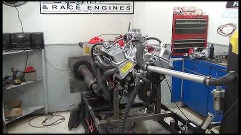SBC 559HP 396 STROKER ENGINE DYNO RUN FOR DANNY GLOVER BY WHITE PERFORMANCE AND MACHINE