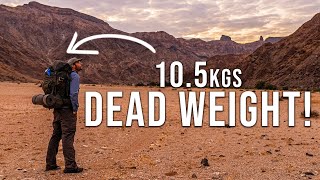 How I hiked the Fish River Canyon trail with 10.5 kgs EXTRA weight | BTS Forever Fresh Adventure-doc