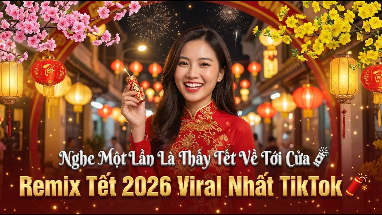 Bản Remix Tết 2026 Viral Nhất TikTok 🧨 Nghe Một Lần Là Thấy Tết Về Tới Cửa
