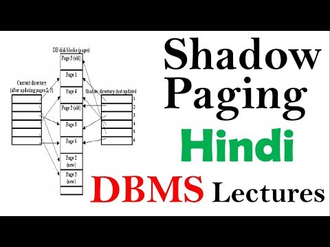 Shadow Paging in Database Recovery in Hindi | DBMS lectures for Beginners