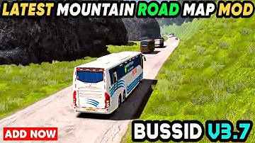 Mod Bussid 3.7.1 - MOUNTAIN ROAD MAP MOD For Bus Simulator Indonesia || Bussid Mod ||