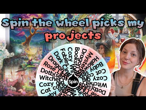 Spin the Wheel picks my stitching for the week