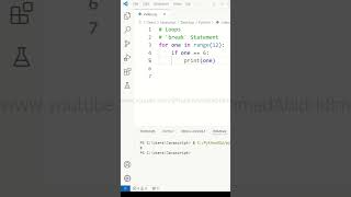 Python Tutorial For Beginners / Python learn / Loops Break Statement tags