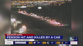 Las Vegas police: Pedestrian hit, killed in northeast valley crash