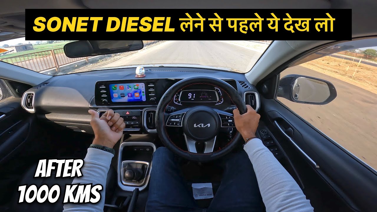 Should you buy sonet Diesel in 2026 | Kia Sonet Diesel Drive🔥| Kia Sonet 1000 kms Drive Experience 