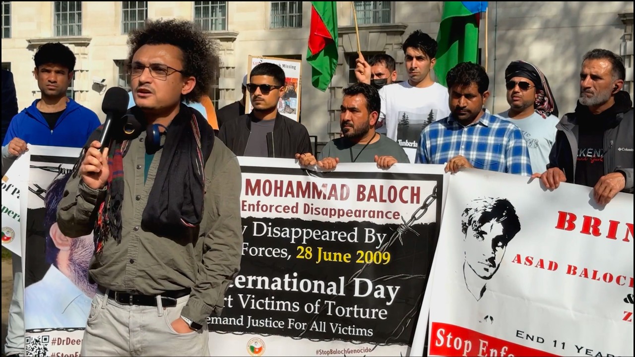 Aomar Karim Speech | Baloch National Movement Protest 10 Downing Street, London | 8 April 2026