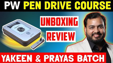 PW Pendrive Course | PW Pendrive Course Review and Unboxing | Physics Wallah Pen Drive Course | PW