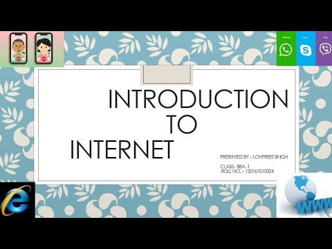 introduction to internet (ppt) - YouTube