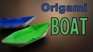 Origami - How to make a BOAT
