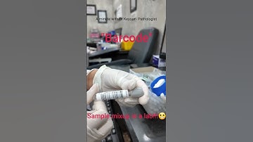 Use of "Barcode" in Lab to avoid mislabelling & error free transcription.  #AccurateResults