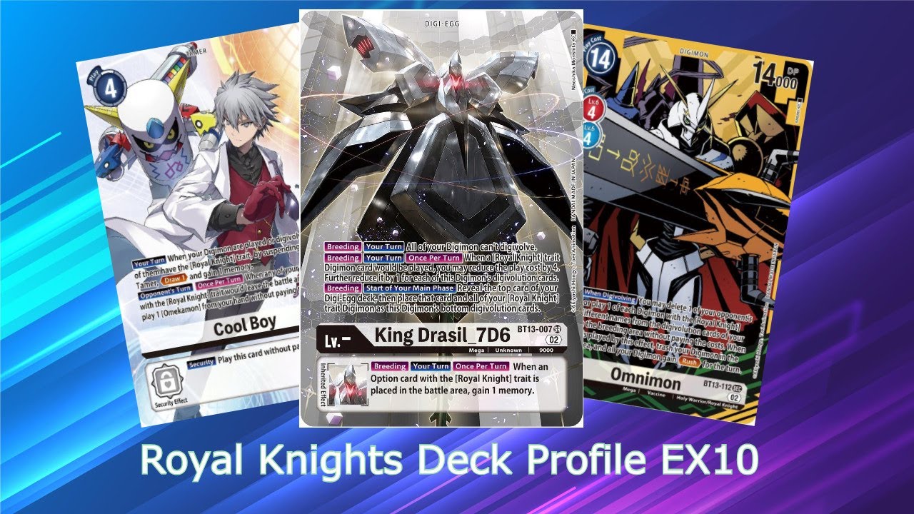 Royal Knights Deck Profile | Digimon TCG EX10