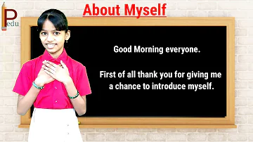 Myself || Self introduction in English || How to Introduce yourself || Kids Personality development