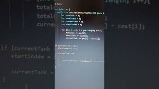 Crack the Gas Station Problem in 60s  ⛽🚗 #java ​#LeetCode #CodingInterview #DSA  #SoftwareEngineer