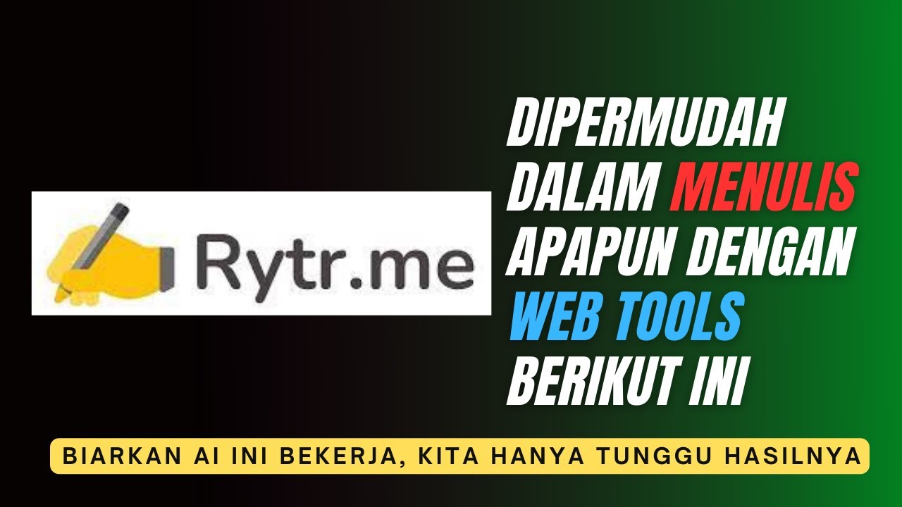 CARA MENULIS CEPAT DENGAN MENGGUNAKAN RYTR ME