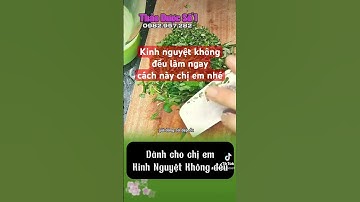 Kinh nguyệt không đều #thaoduocso1 #baithuochay #kinhnguyetkhongdeu