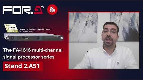 FA-1616 Multi-channel signal processor series