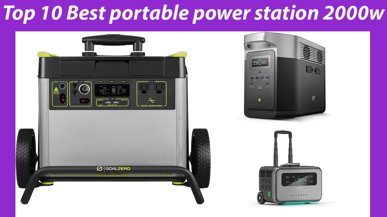 Top 10 portable power station 2000w in 2023!Power Outages, Home Use