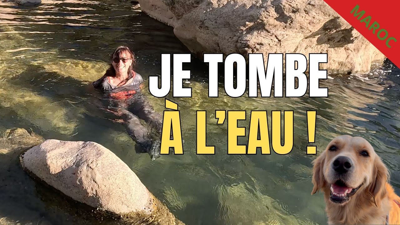 Tout allait bien… jusqu’à ce que je tombe à l’eau 💦