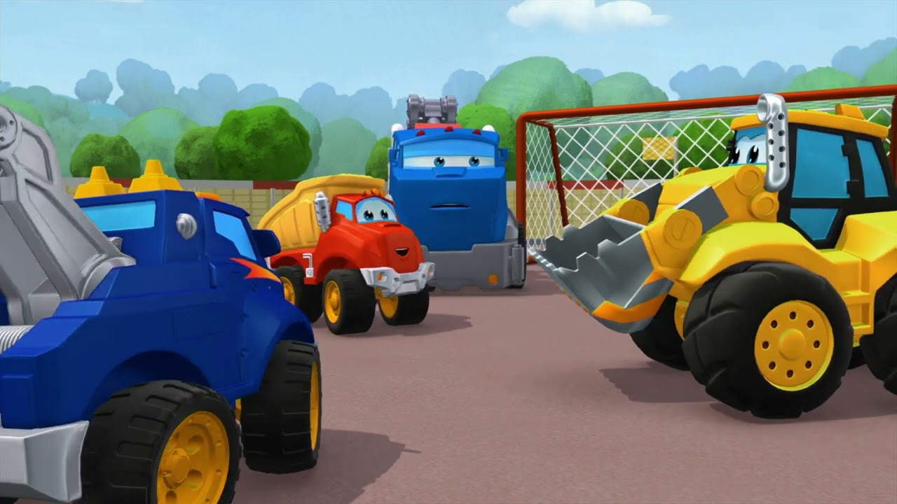 Learn with Chuck & Friends | Super- Sweeper- Chuck/Sitter Shenanigans | Cartoon for Kids