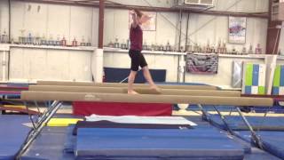 Pre-Team Beam Routine 2014