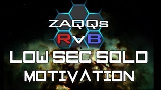 Zaqqs Red vs Blue - Low Sec Solo - Motivational Style (1080p)