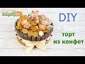 "ЖЕЛАЮ МНОГО ДЕНЕГ" ТОРТ ИЗ КОНФЕТ ☆ ПОДАРКИ НА НОВЫЙ ГОД СВОИМИ РУКАМИ