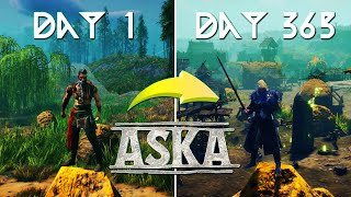 I Spent An Entire Year Building A Massive Village In Aska