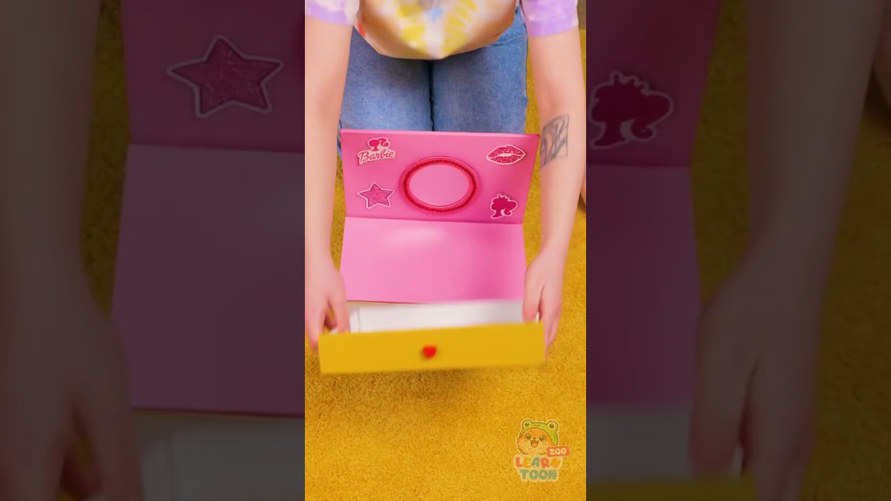 💄 DIY Barbie Makeup Box! 🩷 So Glam, So Fun for Kids! ✨