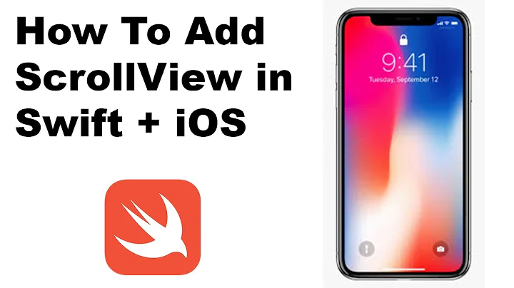 How To Add ScrollView in Swift and iOS - 2020