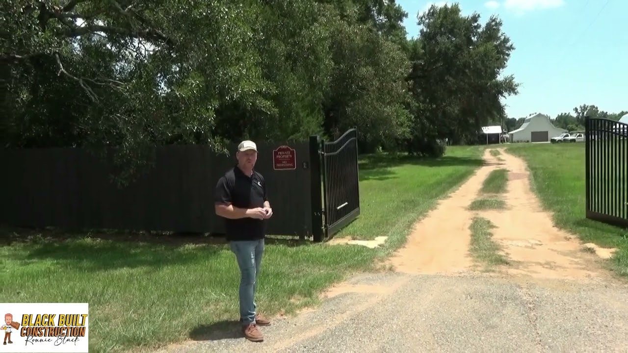 Building an Automatic Estate Gate with Ghost Control System and Lifetime Motor Warranty