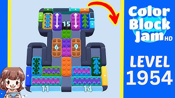 Color Block Jam Level 1100 (1954) Solution Walkthrough