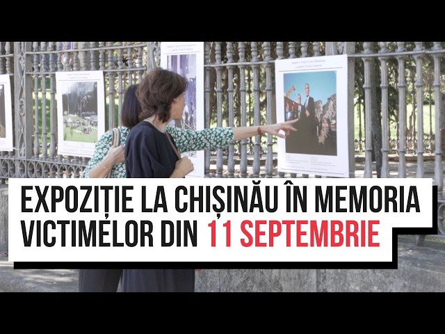 Originar din Chișinău, printre victimele: expoziție despre tragedia din 11 septembrie în capitală