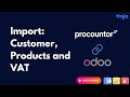 Procountor: Import Customers, Products, VAT