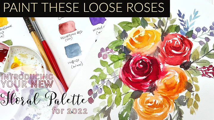 My New 2022 Colors for ROSES - Easy 15 min FLORALS...
