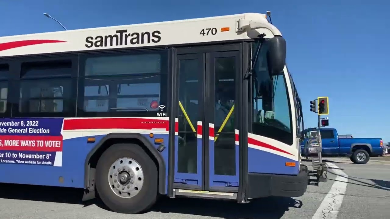 SamTrans 470 On 292