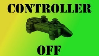 How to turn your PS3 controller off with one button!