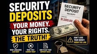 Security Deposits — What Your Landlord Can and CannotLegally Keep